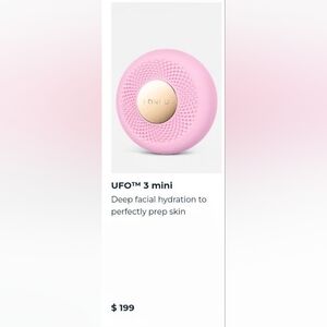 BRAND NEW Foreo UFO™ 3 Mini Facial Hydration Device + USB Charger + Stand + MORE